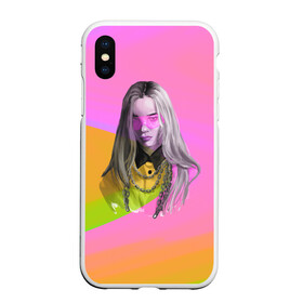 Чехол для iPhone XS Max матовый с принтом Billie Eilish в Екатеринбурге, Силикон | Область печати: задняя сторона чехла, без боковых панелей | billie eilish | lovely | music | ocean eyes | pop | билли айлиш | девушка | музыка | океан | поп | эйлиш | элиш