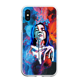 Чехол для iPhone XS Max матовый с принтом Billie Eilish Smoke в Екатеринбурге, Силикон | Область печати: задняя сторона чехла, без боковых панелей | billie eilish | lovely | music | ocean eyes | pop | билли айлиш | девушка | музыка | океан | поп | эйлиш | элиш