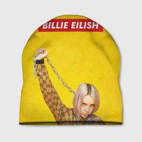 Шапка 3D с принтом Billie Eilish в Екатеринбурге, 100% полиэстер | универсальный размер, печать по всей поверхности изделия | billie eilish | lovely | music | ocean eyes | pop | билли айлиш | девушка | музыка | океан | поп | эйлиш | элиш