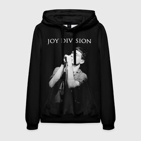 Мужская толстовка 3D с принтом Joy Division в Екатеринбурге, 100% полиэстер | двухслойный капюшон со шнурком для регулировки, мягкие манжеты на рукавах и по низу толстовки, спереди карман-кенгуру с мягким внутренним слоем. | Тематика изображения на принте: ian curtis | joy division | joy division unknown pleasures | love will tear us apart | группы | иэн кёртис | пост панк | рок