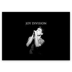 Поздравительная открытка с принтом Joy Division в Екатеринбурге, 100% бумага | плотность бумаги 280 г/м2, матовая, на обратной стороне линовка и место для марки
 | Тематика изображения на принте: ian curtis | joy division | joy division unknown pleasures | love will tear us apart | группы | иэн кёртис | пост панк | рок