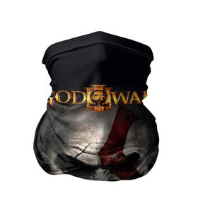 Бандана-труба 3D с принтом God of War в Екатеринбурге, 100% полиэстер, ткань с особыми свойствами — Activecool | плотность 150‒180 г/м2; хорошо тянется, но сохраняет форму | god of war | арес | афина | бог | бог войны | воин | генерал | гидра | кратос | призрак | спарта | татуировка