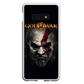 Чехол для Samsung S10E с принтом God of War в Екатеринбурге, Силикон | Область печати: задняя сторона чехла, без боковых панелей | god of war | арес | афина | бог | бог войны | воин | генерал | гидра | кратос | призрак | спарта | татуировка