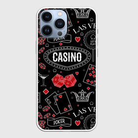 Чехол для iPhone 13 Pro Max с принтом Казино в Екатеринбурге,  |  | casi | азарт | америка | белый | город | графика | давай | игра | играть | игрок | иллюстрация | искусство | казино | картинка | карты | корона | красный | кубики | лас вегас | масти | мода | орнамент | покер