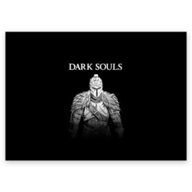 Поздравительная открытка с принтом Dark Souls в Екатеринбурге, 100% бумага | плотность бумаги 280 г/м2, матовая, на обратной стороне линовка и место для марки
 | Тематика изображения на принте: dark souls | games | praise the sun | игры | компьютерные игры | рыцарь | тёмные души