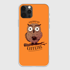 Чехол для iPhone 12 Pro Max с принтом Сова в Екатеринбурге, Силикон |  | Тематика изображения на принте: caffeine | coffee | owl | кафе | кофе | кофеин | сова | совы
