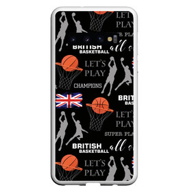 Чехол для Samsung Galaxy S10 с принтом British basketball в Екатеринбурге, Силикон | Область печати: задняя сторона чехла, без боковых панелей | англия | баскетбол | баскетбольные | болельщик | британия | британский | бросок | графика | держава | игра | иллюстрация | картинка | кольцо | мода | мячи | надпи | прыжок | рисунок | сетка | сила