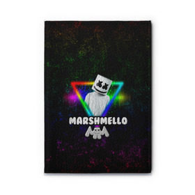 Обложка для автодокументов с принтом Marshmello в Екатеринбурге, натуральная кожа |  размер 19,9*13 см; внутри 4 больших “конверта” для документов и один маленький отдел — туда идеально встанут права | christopher | comstock | dj | dotcom | friends | marshmallow | marshmello | usa | диджей | друзья | комсток | крис | маршмэллоу | продюсер | сша