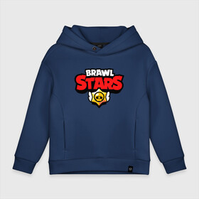 Детское худи Oversize хлопок с принтом BRAWL STARS в Екатеринбурге, френч-терри — 70% хлопок, 30% полиэстер. Мягкий теплый начес внутри —100% хлопок | боковые карманы, эластичные манжеты и нижняя кромка, капюшон на магнитной кнопке | brawl stars | brawl stars сервер | браво старс | игра brawl stars | персонажи brawl stars.