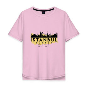 Мужская футболка хлопок Oversize с принтом Стамбул - Турция в Екатеринбурге, 100% хлопок | свободный крой, круглый ворот, “спинка” длиннее передней части | adventure | city | travel | turkey | world | город | государство | европа | жизнь | карта | культура | люди | мир | народ | памятни | партиот | планета | приключение | путешествие | спорт | ссср | стамбул | столица | страна