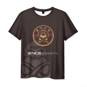 Мужская футболка 3D с принтом ence esports в Екатеринбурге, 100% полиэфир | прямой крой, круглый вырез горловины, длина до линии бедер | cs:go | cybersport | киберспорт | турнир | финляндия | фины