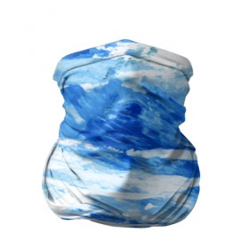 Бандана-труба 3D с принтом Вода акварель в Екатеринбурге, 100% полиэстер, ткань с особыми свойствами — Activecool | плотность 150‒180 г/м2; хорошо тянется, но сохраняет форму | 23 | 8 | абстракция | акварель | белый | вип | дизайн | коньки | красота | лед | мода | море | новинка | новый год | подарок | синий | снег | стритвир | топ | тренд | холод | художник
