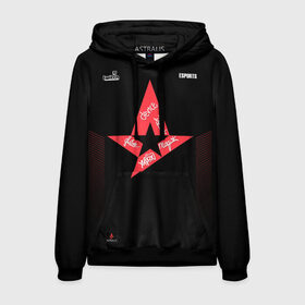 Мужская толстовка 3D с принтом Astralis (Jersey 2019) в Екатеринбурге, 100% полиэстер | двухслойный капюшон со шнурком для регулировки, мягкие манжеты на рукавах и по низу толстовки, спереди карман-кенгуру с мягким внутренним слоем. | Тематика изображения на принте: 0x000000123 | 2019 | astralis | csgo | yersey | автограф | асталис | ксго