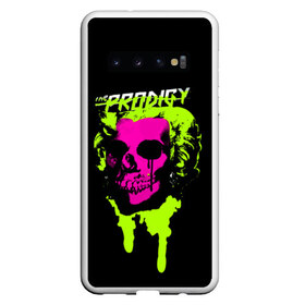 Чехол для Samsung Galaxy S10 с принтом The Prodigy в Екатеринбурге, Силикон | Область печати: задняя сторона чехла, без боковых панелей | 90 е | the prodigy | кит флинт | музыка | панк | рок | техно | череп | электро