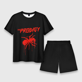 Мужской костюм с шортами 3D с принтом The Prodigy в Екатеринбурге,  |  | 90 е | the prodigy | кит флинт | музыка | муравей | панк | рок | техно | электро