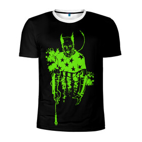 Мужская футболка 3D спортивная с принтом The Prodigy в Екатеринбурге, 100% полиэстер с улучшенными характеристиками | приталенный силуэт, круглая горловина, широкие плечи, сужается к линии бедра | 90 е | the prodigy | кит флинт | музыка | панк | рок | техно | электро