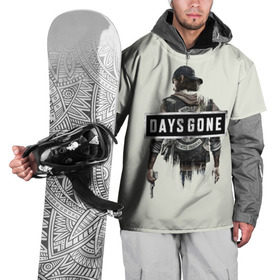 Накидка на куртку 3D с принтом Days Gone Poster в Екатеринбурге, 100% полиэстер |  | Тематика изображения на принте: 2019 | days gone | game | poster | ps4 | zombie | жизнь после | зомби | игра