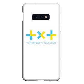 Чехол для Samsung S10E с принтом TOMORROW X TOGETHER TXT в Екатеринбурге, Силикон | Область печати: задняя сторона чехла, без боковых панелей | Тематика изображения на принте: bighit | blackpink | bts | girls’ generation | got7 | k pop | kpop | super junior | tomorrow x together | txt | к поп | кейпоп | корейская группа | корейская музыка