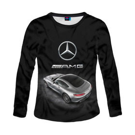 Женский лонгслив 3D с принтом Mercedes V8 Biturbo AMG в Екатеринбурге, 100% полиэстер | длинные рукава, круглый вырез горловины, полуприлегающий силуэт | amg | cool | design | mercedes | mercedes benz | motorsport | power | prestige | race | silver | sport car | status | автоспорт | гонка | дизайн | круто | мерседес | мощь | престиж | серебряный | спорткар | статус