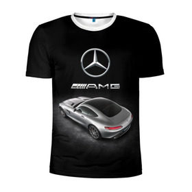 Мужская футболка 3D спортивная с принтом Mercedes V8 Biturbo AMG в Екатеринбурге, 100% полиэстер с улучшенными характеристиками | приталенный силуэт, круглая горловина, широкие плечи, сужается к линии бедра | amg | cool | design | mercedes | mercedes benz | motorsport | power | prestige | race | silver | sport car | status | автоспорт | гонка | дизайн | круто | мерседес | мощь | престиж | серебряный | спорткар | статус