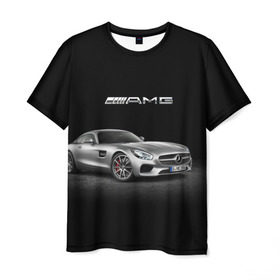 Мужская футболка 3D с принтом Mercedes V8 Biturbo AMG в Екатеринбурге, 100% полиэфир | прямой крой, круглый вырез горловины, длина до линии бедер | amg | cool | design | mercedes | mercedes benz | motorsport | power | prestige | race | silver | sport car | status | автоспорт | гонка | дизайн | круто | мерседес | мощь | престиж | серебряный | спорткар | статус