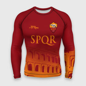 Мужской рашгард 3D с принтом Рома в Екатеринбурге,  |  | as roma | giallorossi | lupi | roma | romanista | волки | жёлто красные | италия | рома | серия а | форма | футбол | футболист | футбольная | футбольный клуб