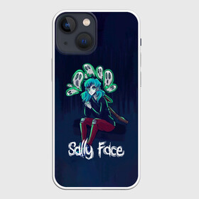 Чехол для iPhone 13 mini с принтом Sally Face в Екатеринбурге,  |  | blue | diane | face | fisher | gizmo | henry | johnson | killer | larry | sally | генри | гизмо | джонсон | диана | ларри | лицо | салли | фейс | фишер