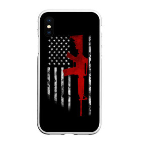 Чехол для iPhone XS Max матовый с принтом American Patriot в Екатеринбурге, Силикон | Область печати: задняя сторона чехла, без боковых панелей | america | canada | city | donald | fortnite | la | lil | los angeles | moskow | msc | new york | ny | peep | pubg | russia | supreme | trasher | trupm | usa | америка | канада | лос анджелес | нью йорк