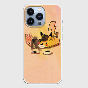 Чехол для iPhone 13 Pro с принтом Детектив Пика в Екатеринбурге,  |  | Тематика изображения на принте: detective pikachu | pikachu | pokemon | детектив пикачу | пика | покемон