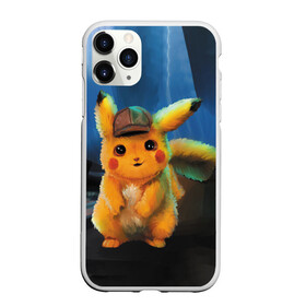 Чехол для iPhone 11 Pro Max матовый с принтом Detective Pikachu в Екатеринбурге, Силикон |  | detective pikachu | pikachu | pokemon | детектив пикачу | пика | покемон