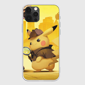 Чехол для iPhone 12 Pro Max с принтом Детектив Пикачу в Екатеринбурге, Силикон |  | detective pikachu | pikachu | pokemon | детектив пикачу | пика | покемон