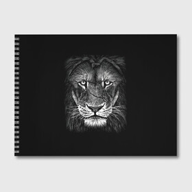 Альбом для рисования с принтом Lion Art в Екатеринбурге, 100% бумага
 | матовая бумага, плотность 200 мг. | акварель | арт | белый | взгляд | грива | дикий | живопись | зверь | искусство | король | кот | лев | львица | мазки | мощь | прайд | саванна | сила | царь | черный | шрам