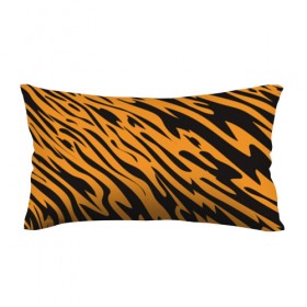 Подушка 3D антистресс с принтом Тигр в Екатеринбурге, наволочка — 100% полиэстер, наполнитель — вспененный полистирол | состоит из подушки и наволочки на молнии | животное | зверь | кардашьян | ким | кот | лев | оранжевый | полосы | рыжий | тигр | черный
