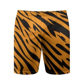 Мужские шорты 3D спортивные с принтом Тигр в Екатеринбурге,  |  | животное | зверь | кардашьян | ким | кот | лев | оранжевый | полосы | рыжий | тигр | черный