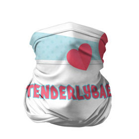 Бандана-труба 3D с принтом Tenderlybae в Екатеринбурге, 100% полиэстер, ткань с особыми свойствами — Activecool | плотность 150‒180 г/м2; хорошо тянется, но сохраняет форму | tenderlybae | twitch | амина | бэйби | в маске | малышка | мирзоева | мэйби | нежная | стримерша | тендерлибае | тендерлибэй