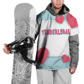 Накидка на куртку 3D с принтом Tenderlybae в Екатеринбурге, 100% полиэстер |  | tenderlybae | twitch | амина | бэйби | в маске | малышка | мирзоева | мэйби | нежная | стримерша | тендерлибае | тендерлибэй