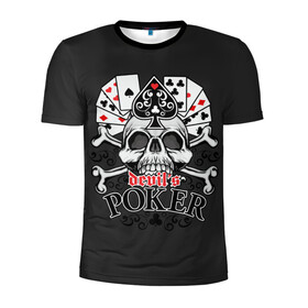 Мужская футболка 3D спортивная с принтом Poker в Екатеринбурге, 100% полиэстер с улучшенными характеристиками | приталенный силуэт, круглая горловина, широкие плечи, сужается к линии бедра | po | буны | веер | винтаж | графика | дизайн | игра | игральные | иллюстрация | казино | картинка | карты | кости | крести | масть | мода | надпись | орнамент | пики | покер | рисунок | сердце | символ | стиль