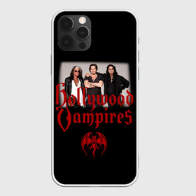 Чехол для iPhone 12 Pro с принтом Hollywood Vampires в Екатеринбурге, силикон | область печати: задняя сторона чехла, без боковых панелей | 2019 | 2020 | aerosmith | альтернатива | голливудские вампиры | группа | дафф маккаган | джо перри | джонни депп | кантри | лого | металл | музыка | панк | поклонники | рок | тур в россии | фото | хард рок