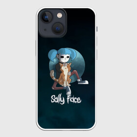 Чехол для iPhone 13 mini с принтом Sally Face в Екатеринбурге,  |  | blue | diane | face | fisher | gizmo | henry | johnson | killer | larry | sally | генри | гизмо | джонсон | диана | ларри | лицо | салли | фейс | фишер