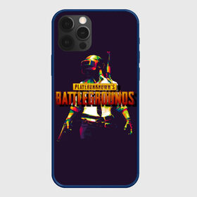 Чехол для iPhone 12 Pro с принтом PUBG fan art в Екатеринбурге, силикон | область печати: задняя сторона чехла, без боковых панелей | Тематика изображения на принте: asia | battle | chicken | dinner | epic | lucky | map miramar | pro | royale | winner | битва | пабг | пубг | стрим | топ лут