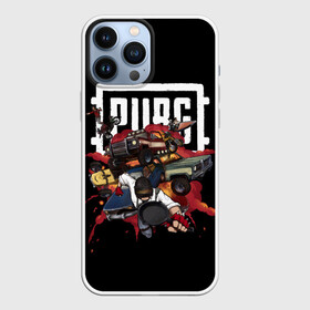 Чехол для iPhone 13 Pro Max с принтом PUBG fan art в Екатеринбурге,  |  | Тематика изображения на принте: asia | battle | chicken | dinner | epic | lucky | map miramar | pro | royale | winner | битва | пабг | пубг | стрим | топ лут