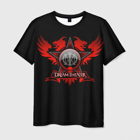 Мужская футболка 3D с принтом Dream Theater в Екатеринбурге, 100% полиэфир | прямой крой, круглый вырез горловины, длина до линии бедер | dream theater | metal | группы | метал | музыка | прогрессив метал | рок | хеви метал