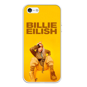 Чехол для iPhone 5/5S матовый с принтом Billie Eilish в Екатеринбурге, Силикон | Область печати: задняя сторона чехла, без боковых панелей | ailish | billi | billie eilish | bury a friend | copycat | crown | dont smile at me | lovely | music | my boy | party favor | pop | били | билли айлиш | музыка | певица | поп | эйлиш