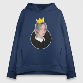 Женское худи Oversize хлопок с принтом Billie Eilish в Екатеринбурге, френч-терри — 70% хлопок, 30% полиэстер. Мягкий теплый начес внутри —100% хлопок | боковые карманы, эластичные манжеты и нижняя кромка, капюшон на магнитной кнопке | ailish | billi | billie eilish | bury a friend | copycat | crown | dont smile at me | lovely | music | my boy | party favor | pop | били | билли айлиш | музыка | певица | поп | эйлиш