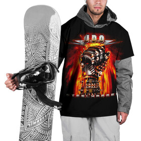 Накидка на куртку 3D с принтом U.D.O. в Екатеринбурге, 100% полиэстер |  | heavy metal | metal | u.d.o. | udo | группы | метал | музыка | пауэр метал | рок | удо диркшнайдер | хэви метал