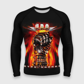 Мужской рашгард 3D с принтом U.D.O. в Екатеринбурге,  |  | heavy metal | metal | u.d.o. | udo | группы | метал | музыка | пауэр метал | рок | удо диркшнайдер | хэви метал
