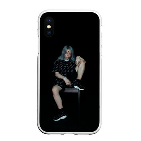 Чехол для iPhone XS Max матовый с принтом Billie Eilish в Екатеринбурге, Силикон | Область печати: задняя сторона чехла, без боковых панелей | Тематика изображения на принте: ailish | billi | billie eilish | bury a friend | copycat | crown | dont smile at me | lovely | music | my boy | party favor | pop | били | билли айлиш | музыка | певица | поп | эйлиш