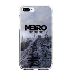 Чехол для iPhone 7Plus/8 Plus матовый с принтом Metro Exodus в Екатеринбурге, Силикон | Область печати: задняя сторона чехла, без боковых панелей | 2035 | exodus | metro | metro exodus | metro: exodus | stalker | stalker 2 | survival horror | арт | артём | исход | метро | метро исход | метро:исход | припять | сталкер