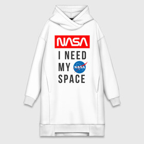 Платье-худи хлопок с принтом Nasa i need my space в Екатеринбурге,  |  | i need my space | nasa