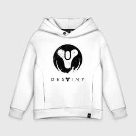 Детское худи Oversize хлопок с принтом DESTINY в Екатеринбурге, френч-терри — 70% хлопок, 30% полиэстер. Мягкий теплый начес внутри —100% хлопок | боковые карманы, эластичные манжеты и нижняя кромка, капюшон на магнитной кнопке | bungie | cayde 6 | cyd6 | destiny | destiny 2 | forsaken | gambit | hunter | titan | warlock | банги | варлок | габмит | дестини | дестини 2 | зур | кейд | кейд 6 | отвергнутые | охотник | титан | туз